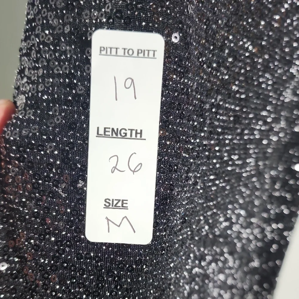 Express Glittery Black Camisole